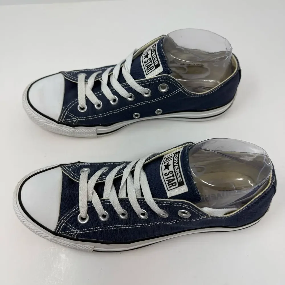 Converse Chuck Taylor Allstars Navy Women's 8.5 Low Top Sneakers - Picture 4 of 10